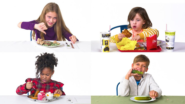 Kids Try 100 Years of School Lunches