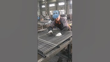 How Galvanized Steel Grating Is Made | Full Welding & Hot-Dip Process   #steelgrating