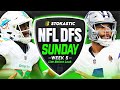 NFL DFS Live Before Lock | Week 5 DraftKings & FanDuel Picks