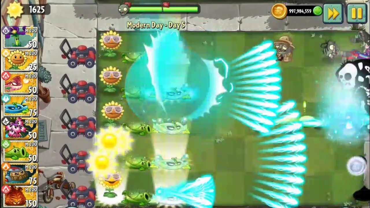 plants vs zombies 2 modern day 4-5-6 - YouTube