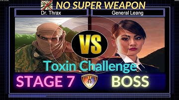 Toxin Challenge Hard Difficulty - Stage 7: Boss C&C Generals Zero Hour Gameplay