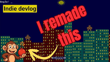 I Rebuilt QBasic Gorillas in GameMaker | Angry Dudes - Devlog 1