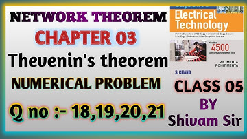 Class 05 | Network theory in hindi | Thevenin