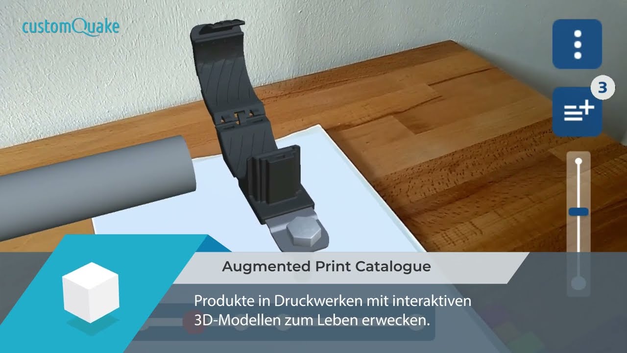 VR-Cardboard and AR-equipped Print Catalogues