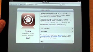 How To Jailbreak iPad 2 / iOS 4.3.3 With JailbreakMe 3.0 - iPhone 4, 3GS, iPod Touch 4G