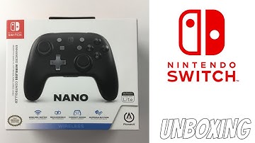 NANO POWER A NINTENDO SWITCH CONTROLLER UNBOXING