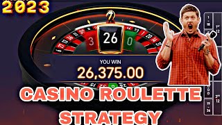 Casino Roulette New Strategy Online Earning Game Indian Top Game Daily Winning Tricks In Casino 