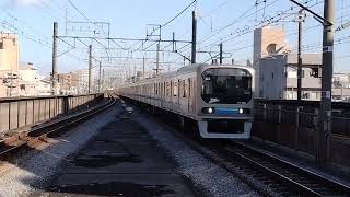 東京臨海高速鉄道70-000形Z2編成快速大宮行浮間舟渡駅通過