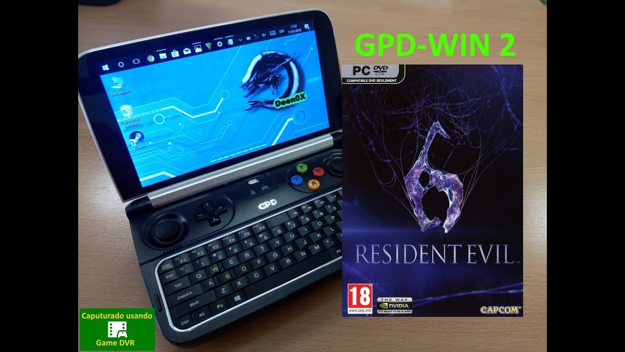 GPD-WIN2 (Prototipo, 7W) - Resident Evil 6 [CAM][SSD] e revo v2