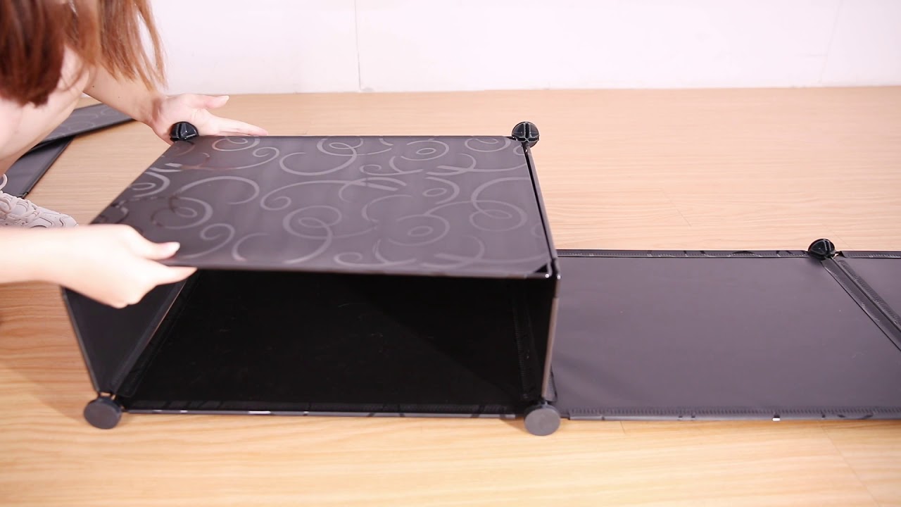 How to Assemble LANGRIA Modular Shoe Rack