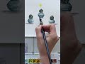 Shadow placement is important to helping your painting look realistic #watercolor #arttutorial #art