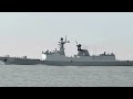 上海滨江森林公园近距离偶遇！中国海军”安阳号”054A型导弹护卫舰（舷号：599)！