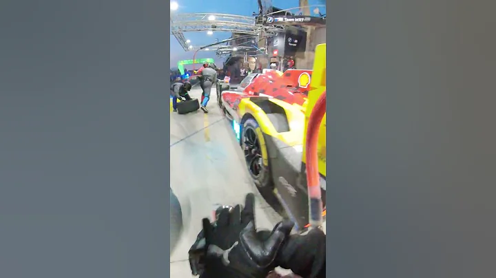 POV: Changing a MICHELIN Pilot Sport tire on the BMW Hypercar at the 24 Heures du Mans 🛞🏁
