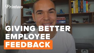 4 Tips: Giving Better Employee Feedback in Your Print Shop