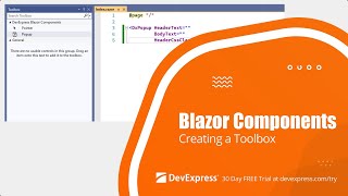 Adding Blazor Components to the Toolbox screenshot 2