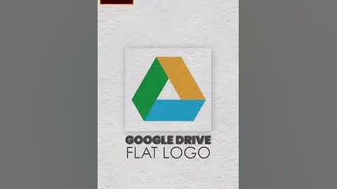 Google Drive Flat Logo in Adobe Illustrator #shorts