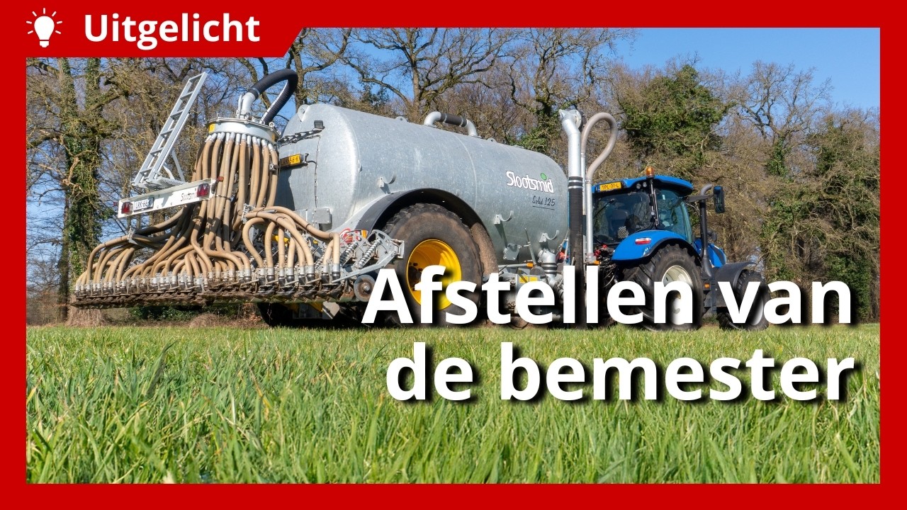 Uitgelicht | De bemester goed afstellen voor een betere opname