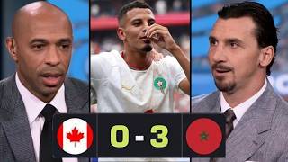 Canada Destroyed by Morocco | Canada 0-3 Morocco | Zlatan & Thierry Henry Analysis