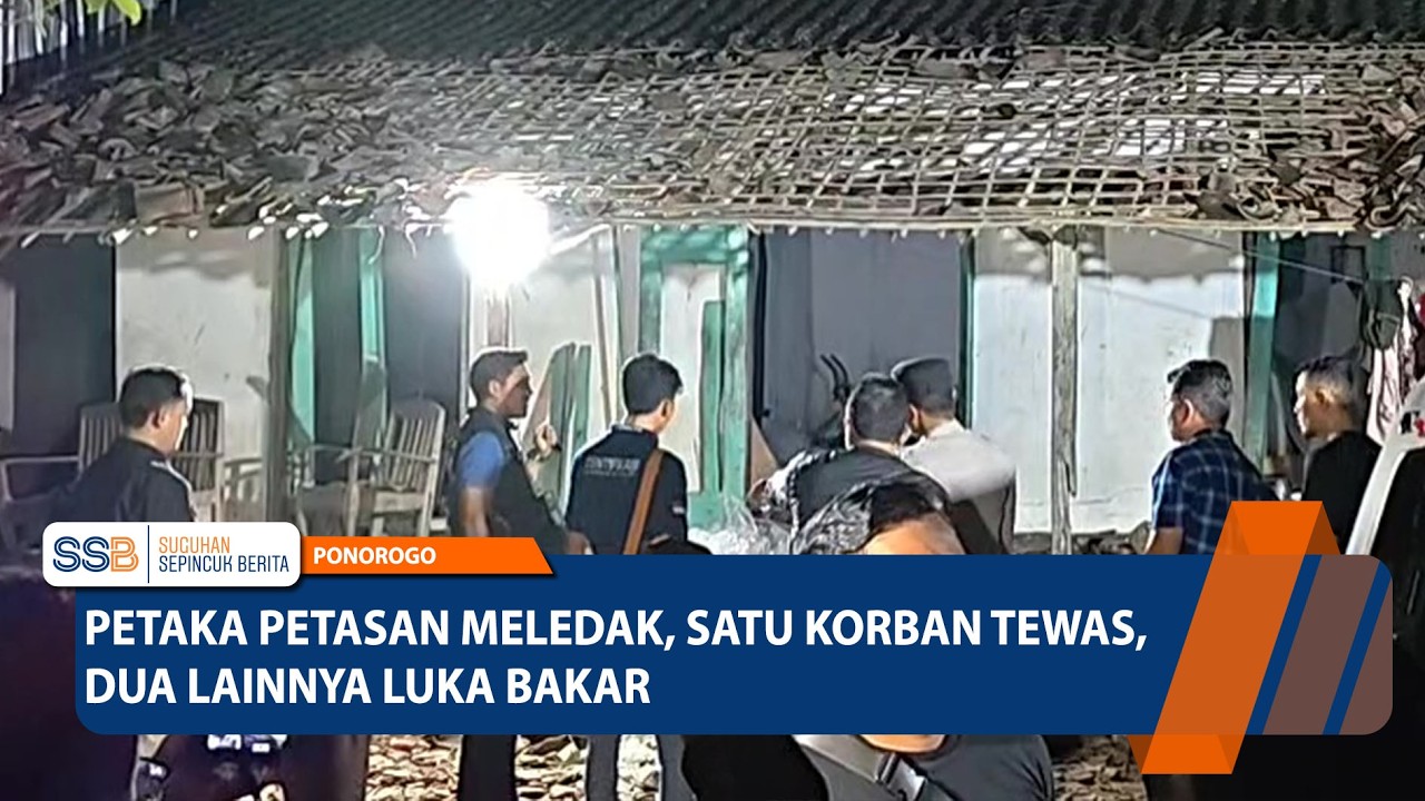 PONOROGO - P3t4k4 P3t4s4n M3l3d4k, S4tu Korb4n T3w4s, Du4 Lainny4 Luk4 B4k4r