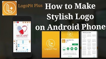 (Hindi)How to Make Stylish Logo on Android Phone (LogoPit Plus)