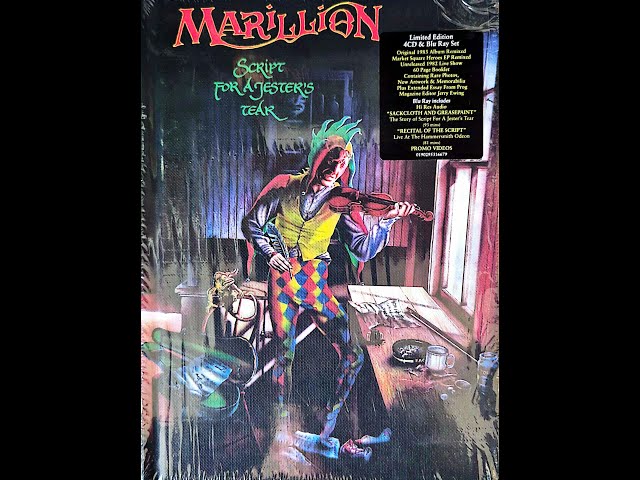 Marillion 1983 Script For A Jester's Tear Edição 2020 Book com 4