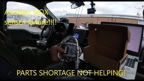 Step by step replacement of Cummins X15 inlet NOX sensor