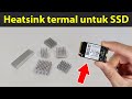 Heatsink termal aluminium untuk mendinginkan SSD M.2 NVMe untuk kinerja yang lebih baik