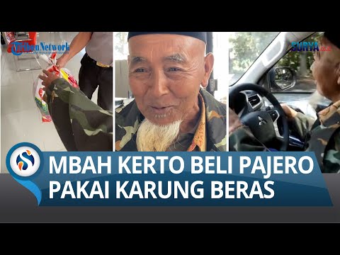 SOSOK SULTAN RANUPANI, Mbah Kerto Sopiri Sendiri Pajero Sport yang Dibelinya dengan Uang Sekarun