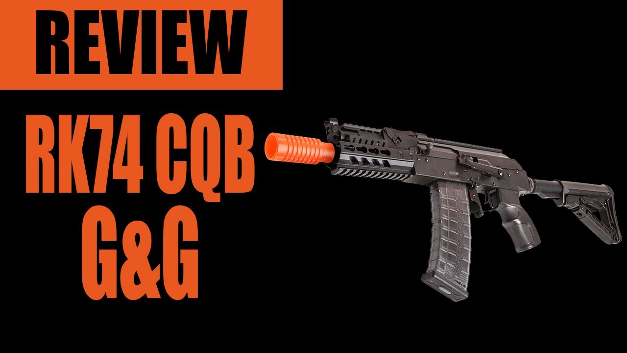REVIEW COMPLETO DETALHADO RIFLE AIRSOFT G&G RK74 CQB!!!