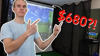 How to Build an Indoor Home Golf Simulator  Skytrak, Trackman, etc.