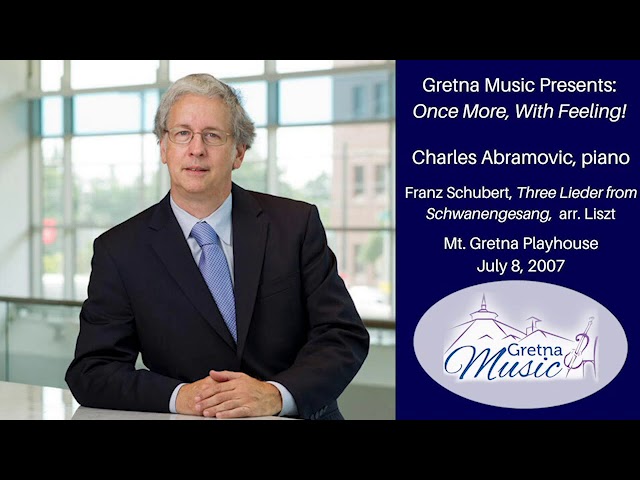 Watch Gretna Music's "Once More, with Feeling" presents: Charles Abramovic, piano on YouTube