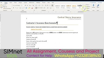 Word 2019 In Practice   Ch 2 Guided Project 2 1| #simnet  |  Guided Project 2 1