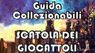 Kingdom Hearts 3 GUIDA COLLEZIONABILI - SCATOLA DI GIOCATTOLI(Tesori,  Emblemi Portafortuna, Giochi) - YouTube