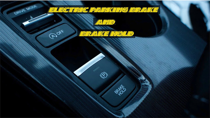 2022 honda civic electric parking brake reset