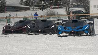 3x Bugatti Bolide DRIFTING at THE ICE | Saint Moritz 2026 |