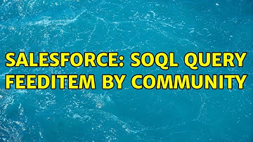 Salesforce: SOQL query FeedItem by community
