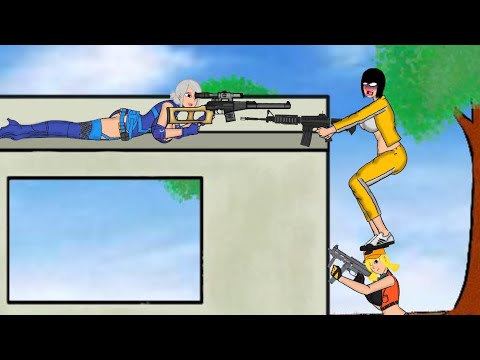 misha and kelly vs laura - Free Fire Animation