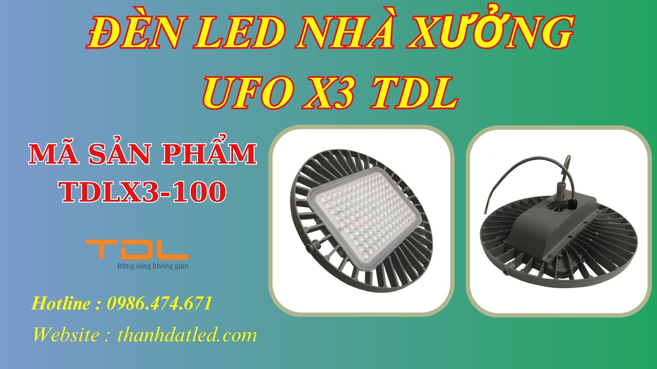 Video so sánh đèn LED nhà xưởng