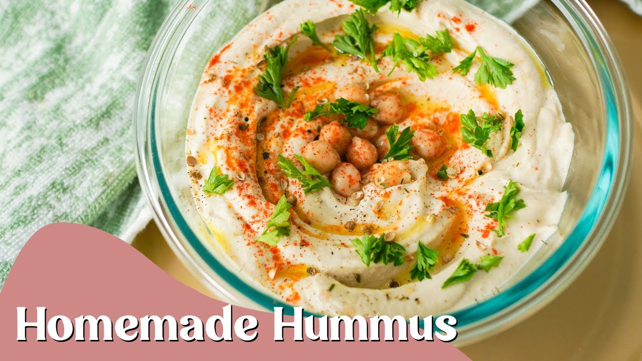 Easy Homemade Hummus Recipe (Better than StoreBought) YouTube