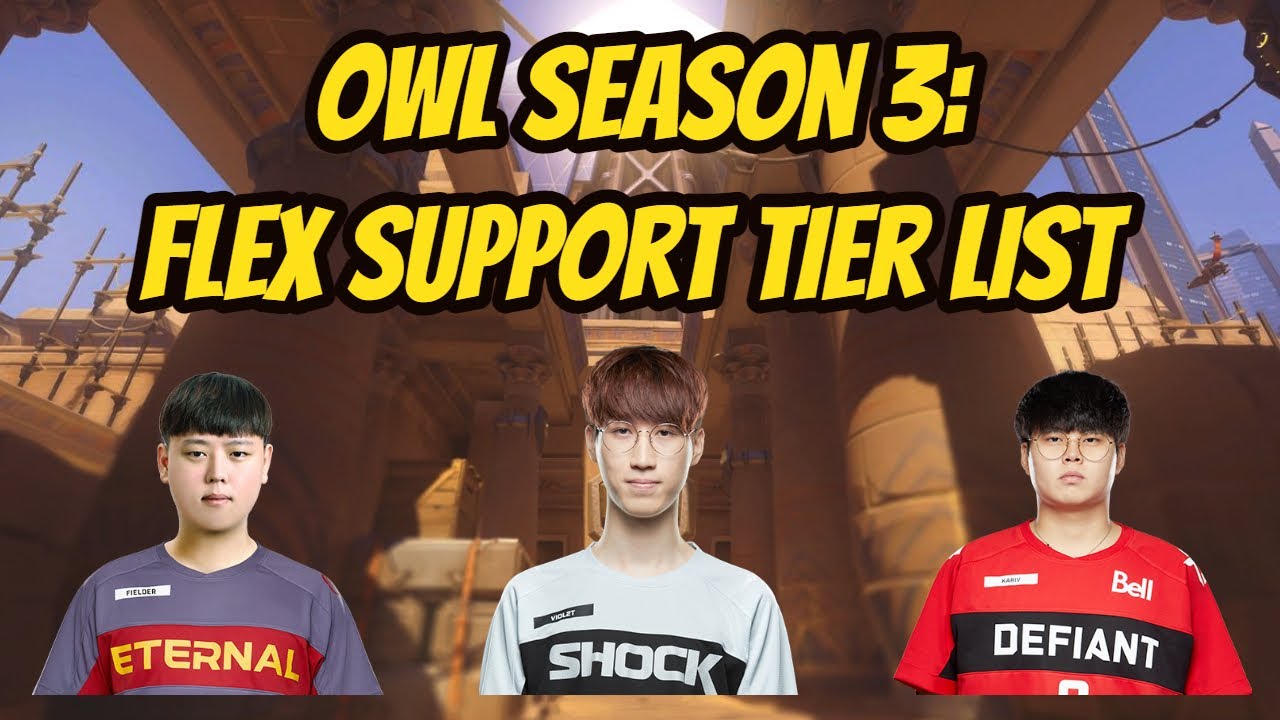Overwatch League Season 3 Flex Support Tier List YouTube