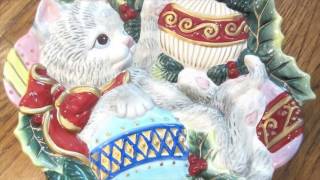 Fitz and Floyd Christmas Cookie Jar