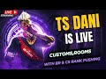 TS DANI Is Live | Free Fire | Customs, Rooms & CS BR Rank Pushing