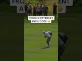 Brooks is playing basketball on the course 🤯 #golf #LIVGolf #sports