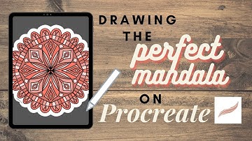 Drawing the Perfect Mandala on Procreate | Procreate Stickers | Radial Symmetry