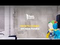 How to clean shower panels  the panel company