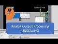 TIA Portal: Analog Output Processing / UNSCALING