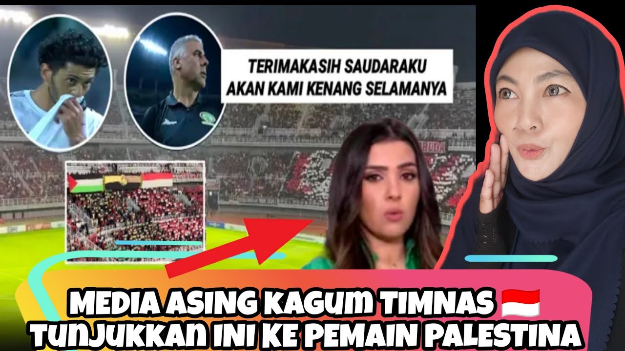 LUAR BIASA😱❗PALESTINA TERHARU & BANGGA GARA² SAPORTER INDONESIA DI AKHIR LAGA♥️♥️