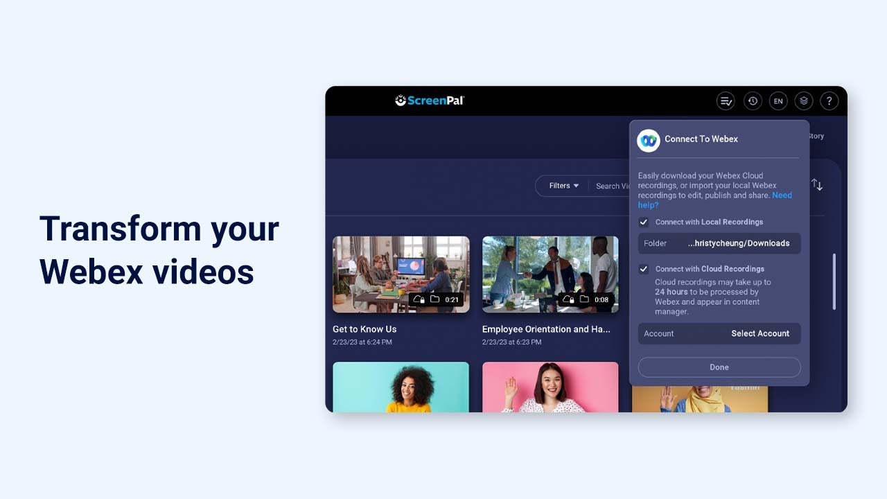 Webex Video Editor YouTube Webex Video Editor YouTube