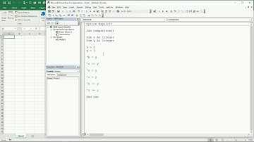 12 ENG VBA Excel   Comparison operators