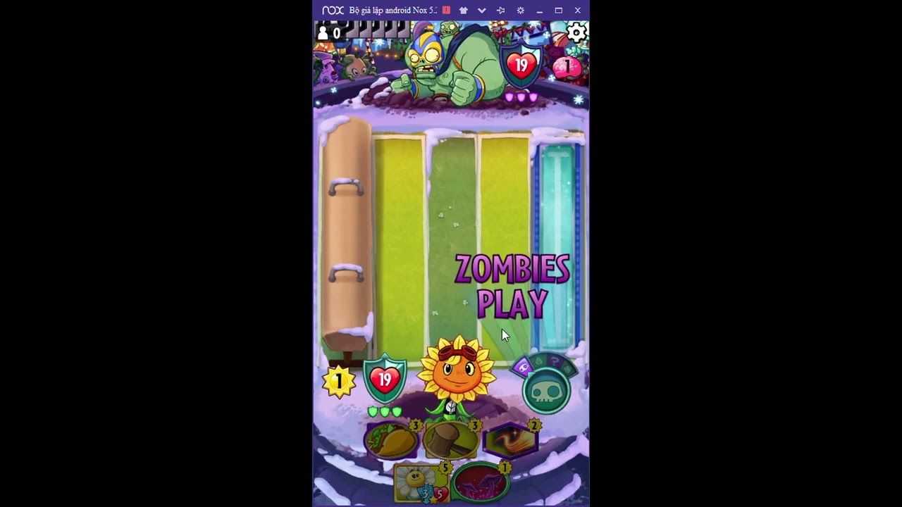 Plants vs Zombies Heroes - Set 3 - Colossal Fossils - Daily Challenge (30/12/2017)